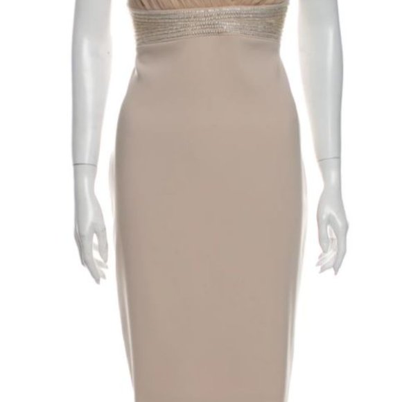 BADGLEY MISCHKA V-Neck Knee-Length Dress - Picture 4 of 6